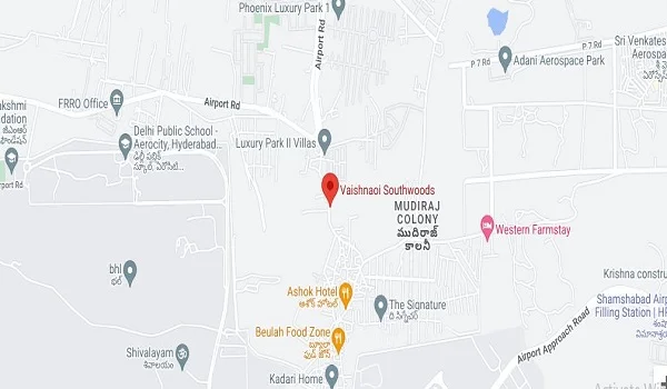 Vaishnaoi Southwoods Address